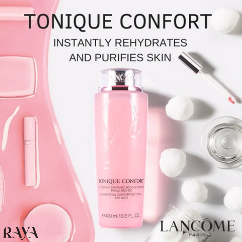 تونر آبرسان و نرم کننده پوست کانفورت لانکوم Lancôme Tonique Confort Re Hydrating Comforting Toner 